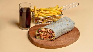 COMBO შაურმა შებოლილი აჯიკით XL ქათამი