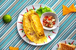Tacos cu carne de vită, porumb și cașcaval