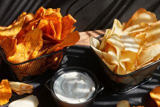Chips de batata y yuca