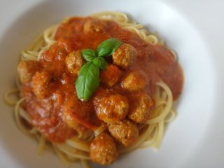 Pasta con le polpette