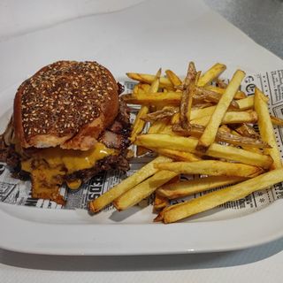 Hamburguesa Smash Oklahoma Doble