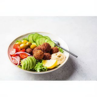 Falafel en Plato