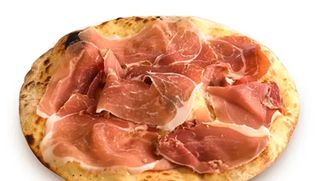 Schiacciata mediterranea pancetta