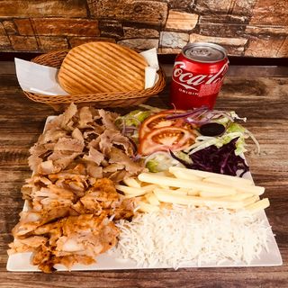 Menú Plato Kebab Combinado