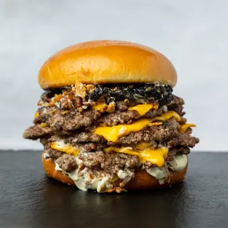 Two Guys smash burger triple double
