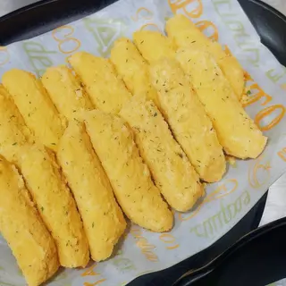 Pastel De Arroz Frito Con Queso En Polvo