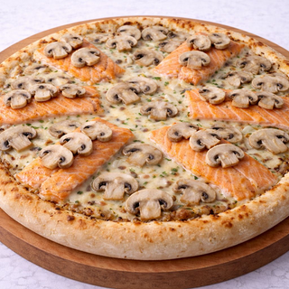 პიცა ორაგულით და სოკოთი 28სმ