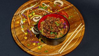 ბრინჯი საქონლის ხორცით