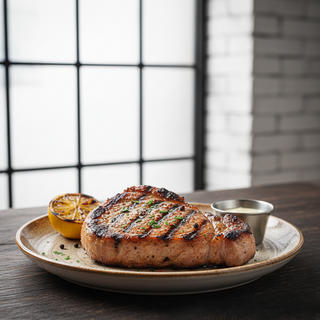 Ceafa de porc la gratar