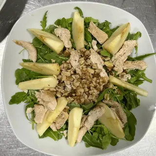 Ensalada de rúcula con pollo