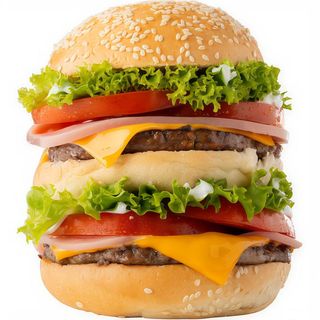 HAMBURGUESA MIXTA 90 GRAMOS DOBLE Y SUPER