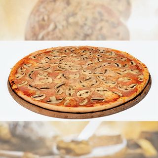 Ham&Mushrooms Capricciosa pizza 28 cm