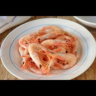 Gambas cocidas
