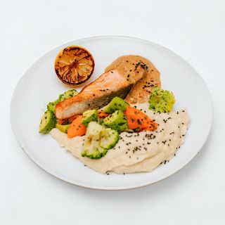 Plat Pavé Filet De Saumon (490 kcal)