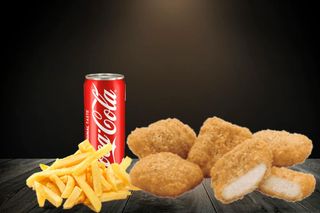 Chicken Nuggets, Coca Cola 330 ml