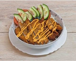 Korean Chicken Katsu Bowl