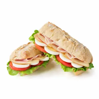 Queijo Edam e fiambre
