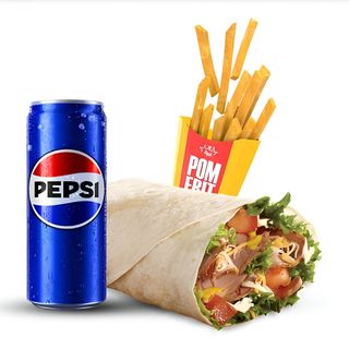 Wrap TexMex-crispy chicken menu