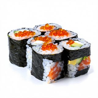 87A .-Rollito Futo Maki Con Arroz Negro 6 pzs.