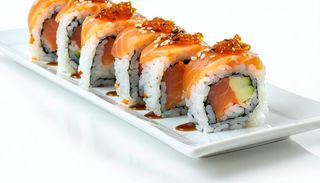 052 Uramaki spicy salmone