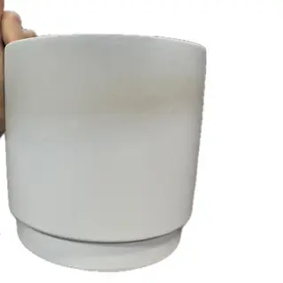 Vaso decorativo branco grande simples