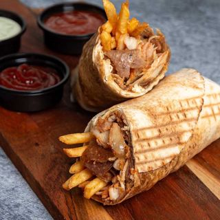 Mały Frytotortilla- pita arabski chleb 