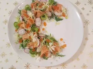 Assiette de saumon fumé