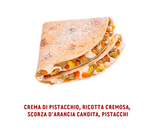 Piadina Dolce Cannolo al Pistacchio