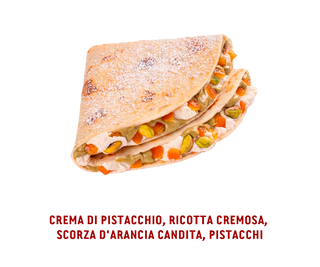 Piadina Dolce Cannolo al Pistacchio
