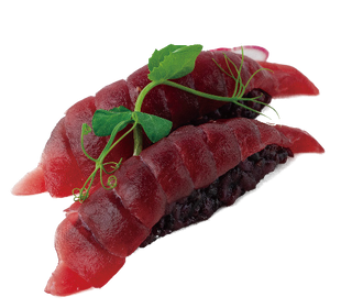 21. Nigiri Negro De Atún (2 Pzs.)