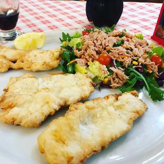 Petto di pollo alla francesina, limone e farina