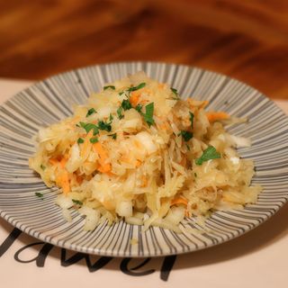 Ensalada de chucrut y zanahoria