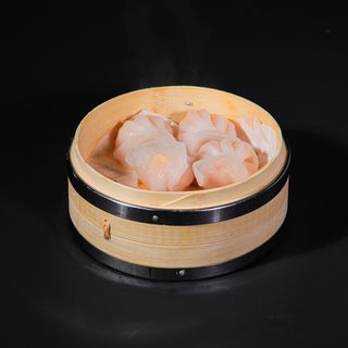 Ravioli cristallo ripieno di gamberi al vapore (4 pezzi)