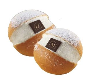 Maritozzo classico con panna