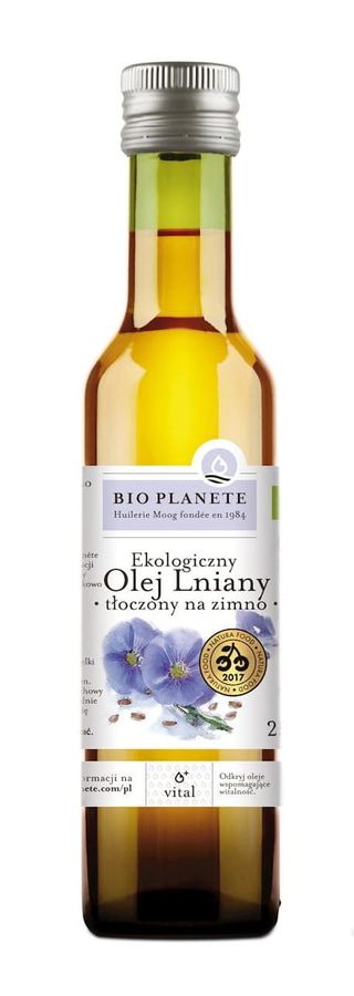OLEJ LNIANY TŁOCZONY NA ZIMNO BIO 250 ml - BIO PLANETE