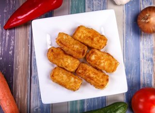 Кашкавал пане на хапки