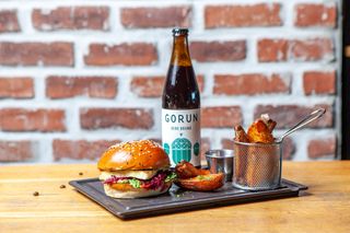 Halloumi burger + bere craft