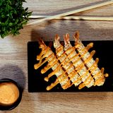 Langostinos tempurizados (4 uds.)