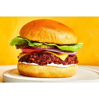 Vegetable Burger With Chips