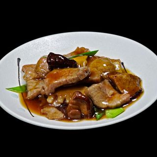 412 Manzo bambù e funghi