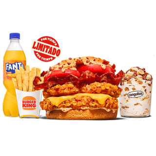 Menú Completo Brutal Bacon Doble Crispy Chicken®