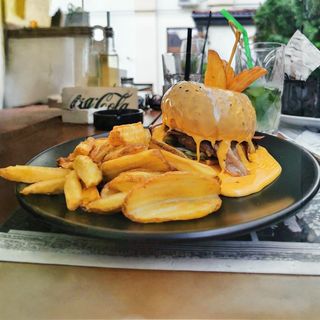 The DOT Cheddar Burger