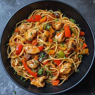 Spaghetti De Poulet