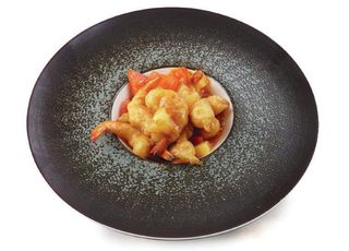 Gamberoni in agrodolce