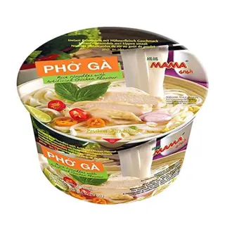 Tazón de fideos de arroz instantáneos Mama Pho Ga (65 gr)