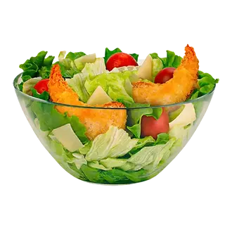 Салат Цезарь С Креветками
