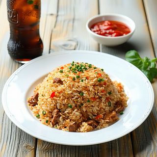 Chicken Biryani + Soda