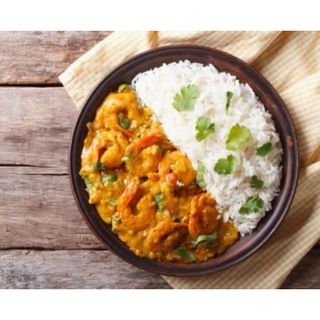 Gambas Con Salsa Curry