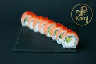 Philadelphia z łososiem i kawiorem