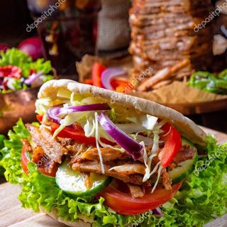 Doner pita solo carne 